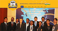 Desktop Screenshot of minifootballindia.com