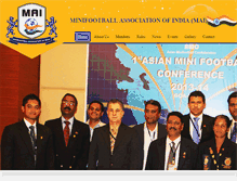 Tablet Screenshot of minifootballindia.com